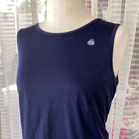 Brooks Brothers Country Club Prosport Women’s Golf Top Sz 18 Navy Blue - Picture 3 of 5